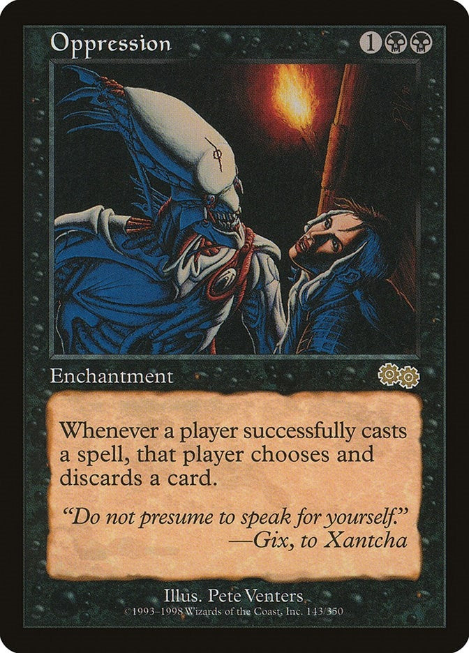 Image for Oppression (143) - Magic: The Gathering