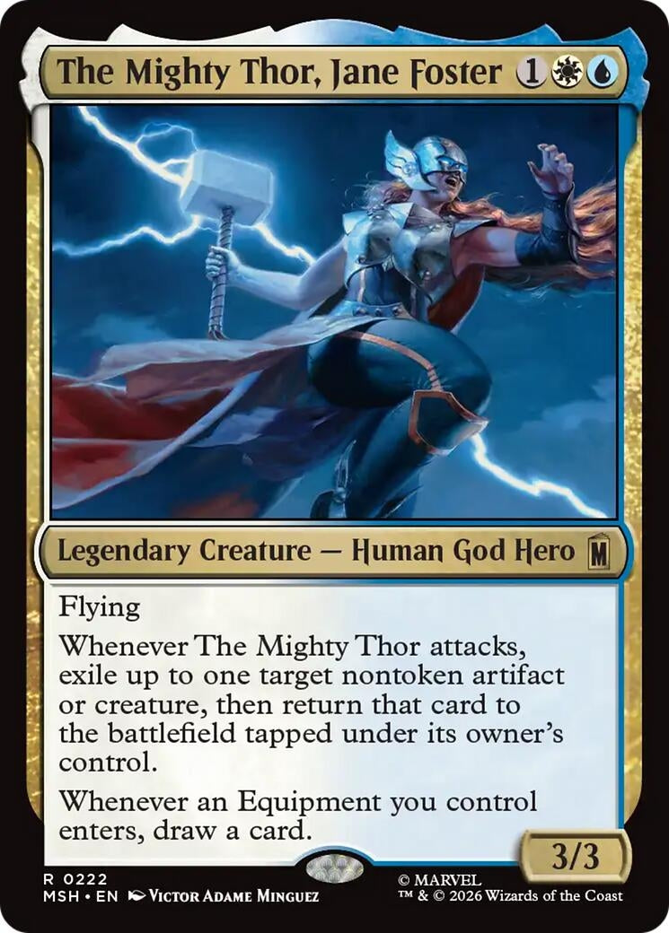 The Mighty Thor, Jane Foster (222) (MSH)