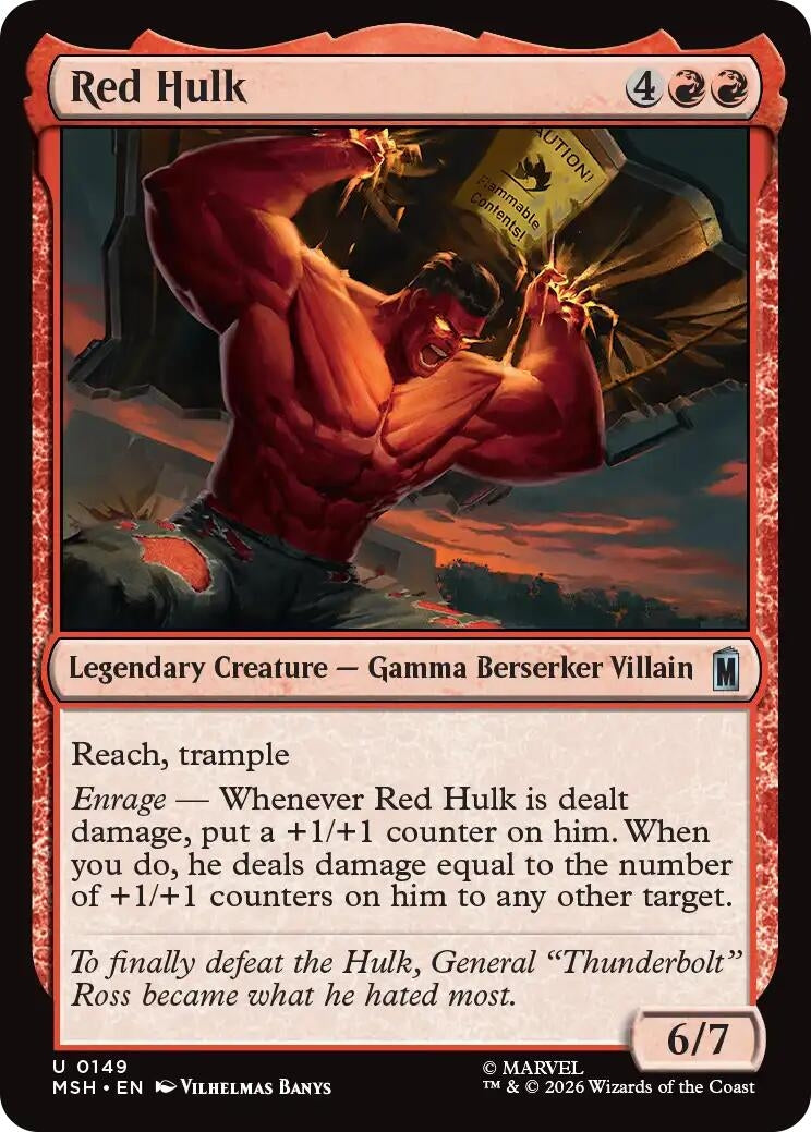 Red Hulk (149) (MSH)