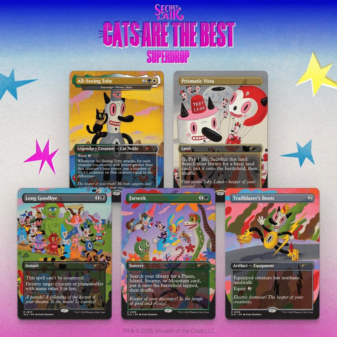 Image for Secret Lair Drop: Toby's Journey By Gary Baseman - Non-Foil Edition - Magic: The Gathering