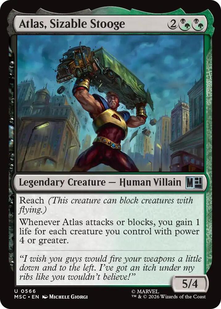 Atlas, Sizable Stooge (566) (MSC)