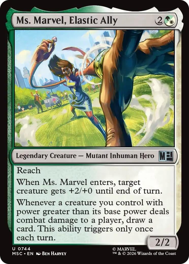 Ms. Marvel, Elastic Ally (744) (MSC)