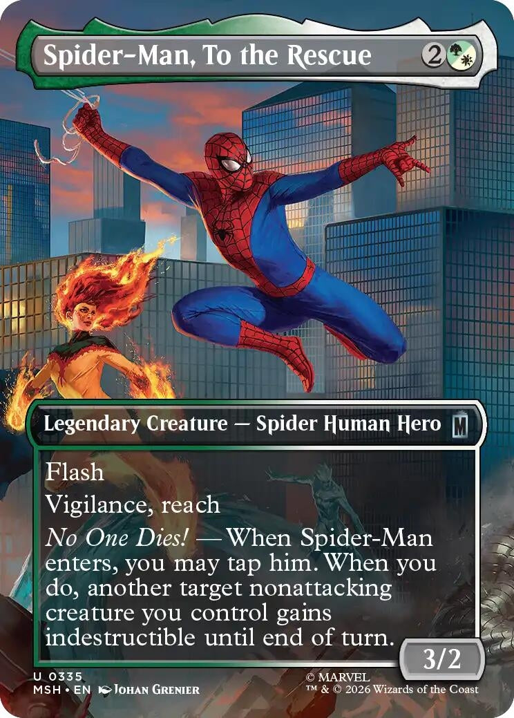 Spider-Man, To the Rescue (Borderless) (335) (MSH)