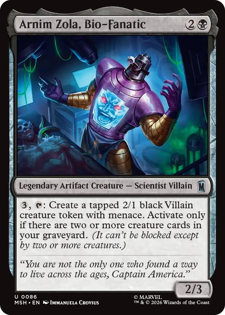 Arnim Zola, Bio-Fanatic (86) (MSH)