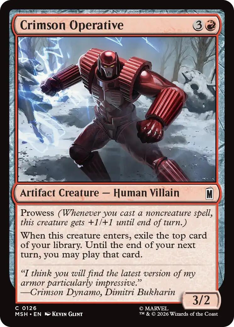 Crimson Operative (126) (MSH)