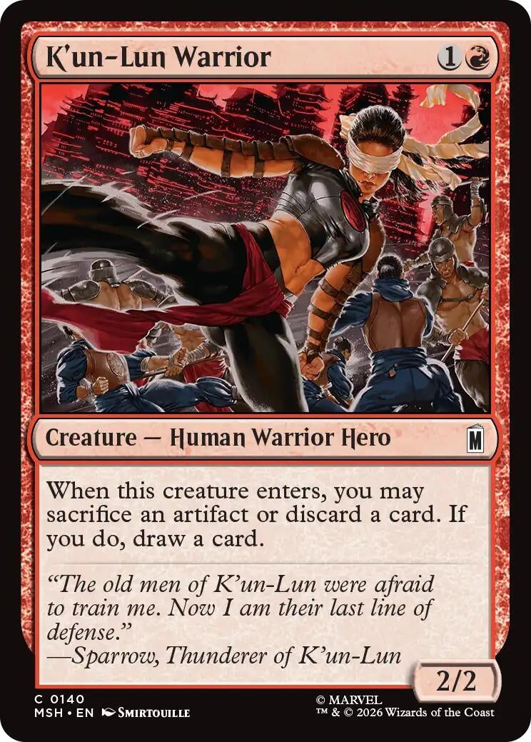 K'un-Lun Warrior (140) (MSH)