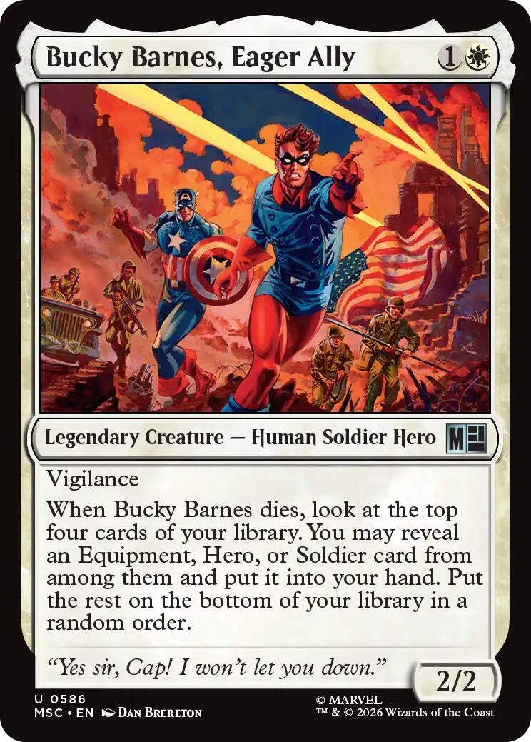 Bucky Barnes, Eager Ally (586) (MSC)