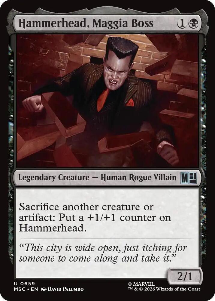 Hammerhead, Maggia Boss (659) (MSC)