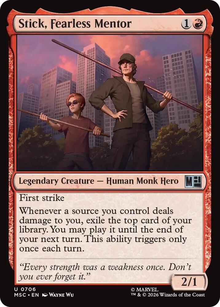 Stick, Fearless Mentor (706) (MSC)