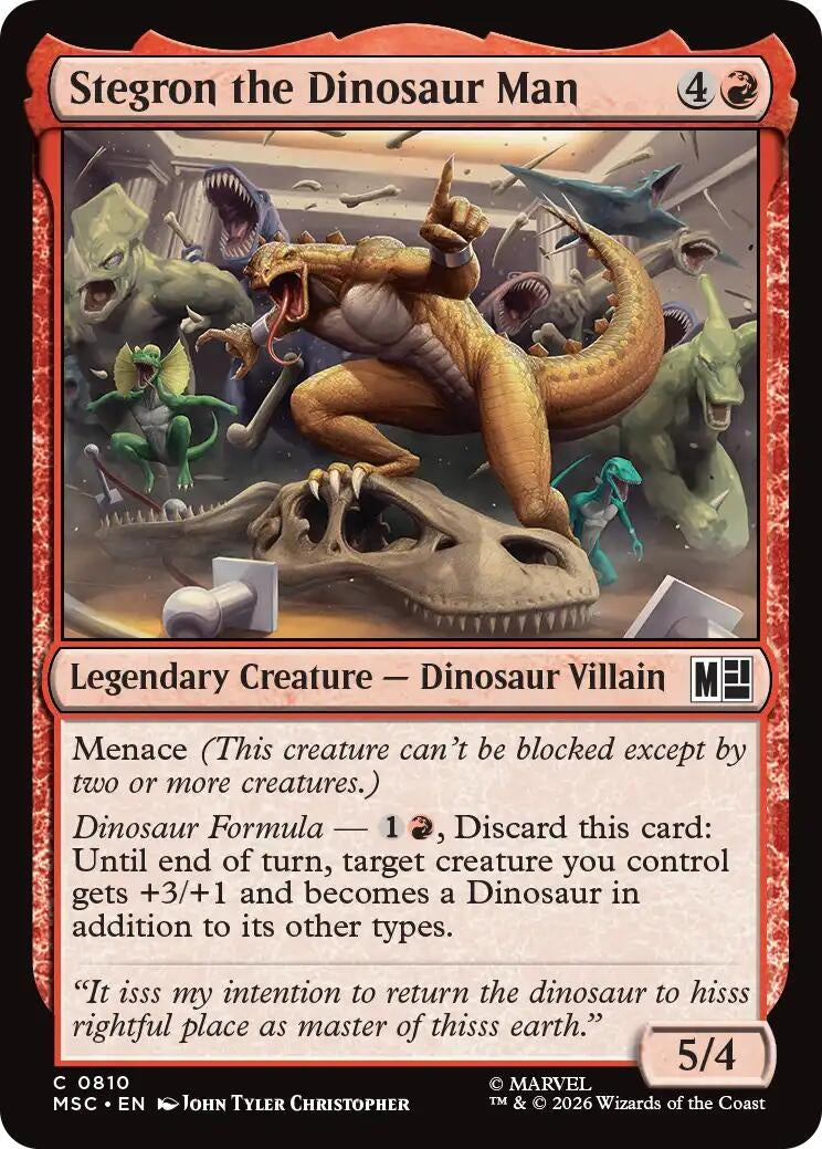 Stegron the Dinosaur Man (810) (MSC)