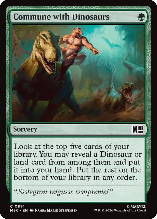 Commune with Dinosaurs (814) (MSC)