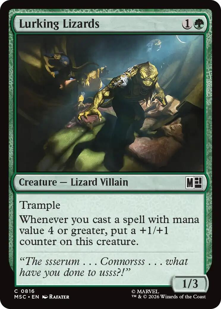 Lurking Lizards (816) (MSC)