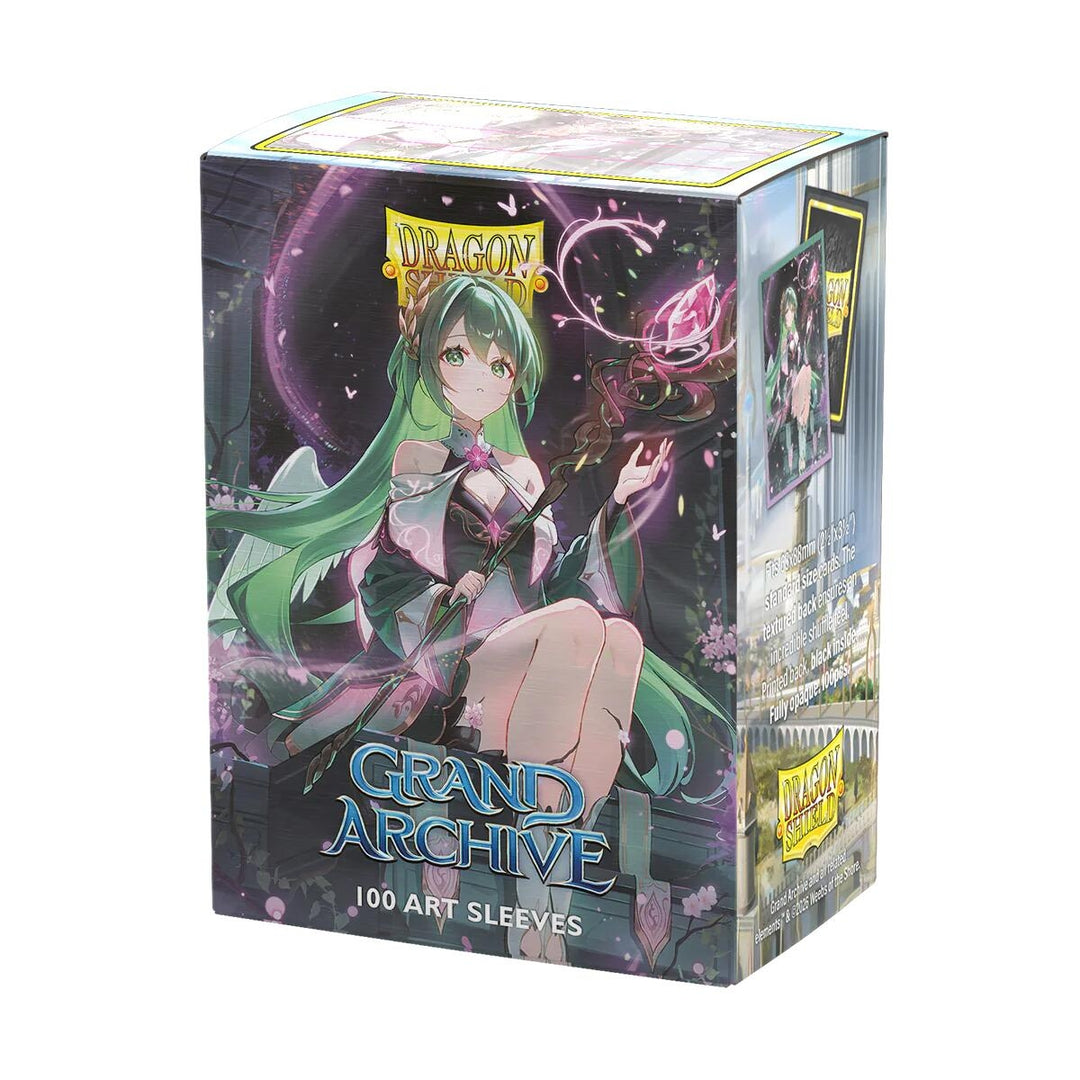 Image for Dragon Shield Grand Archive Matte Art - Ariel, Archangel of Natura (100-Pack) - Card Sleeves