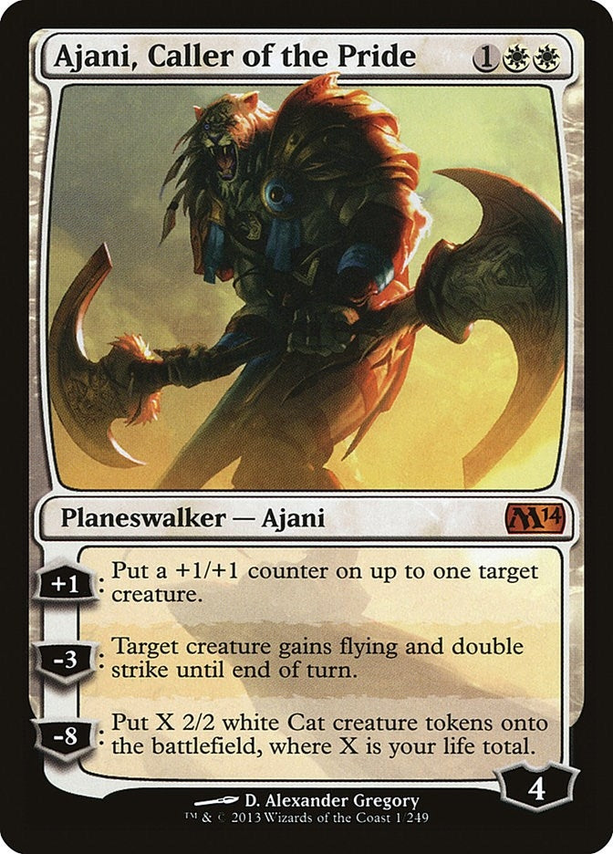 Image for Ajani, Caller of the Pride (1) (M14) - Magic: The Gathering