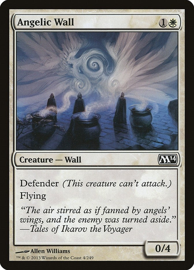 Image for Angelic Wall (4) (M14) - Magic: The Gathering