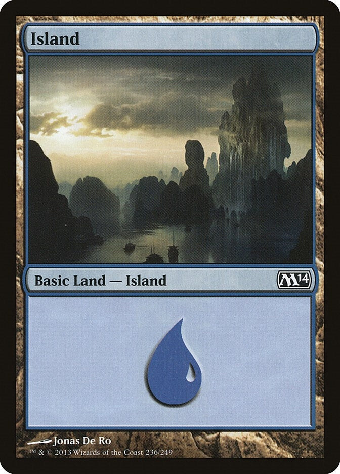 Image for Island (236) (236) (M14) - Magic: The Gathering