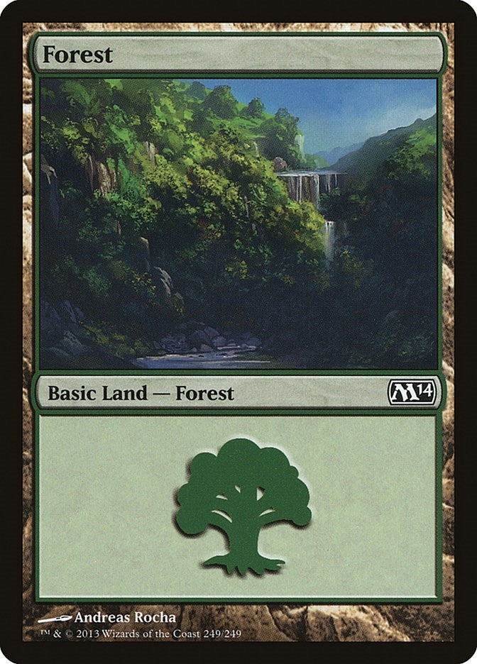 Image for Forest (249) (249) (M14) - Magic: The Gathering