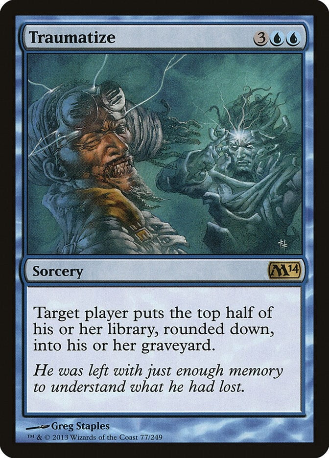 Image for Traumatize (77) (M14) - Magic: The Gathering