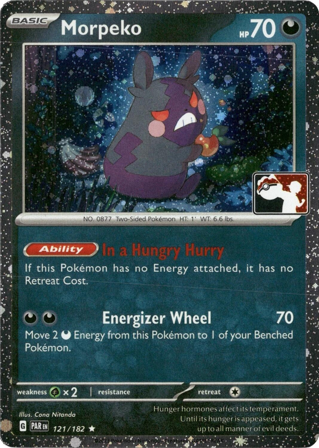 Image for Morpeko - 121/182 (Cosmos Holo) (121/182) - Pokemon