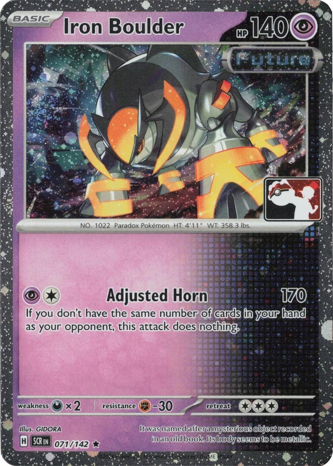 Image for Iron Boulder - 071/142 (Cosmos Holo) (071/142) - Pokemon