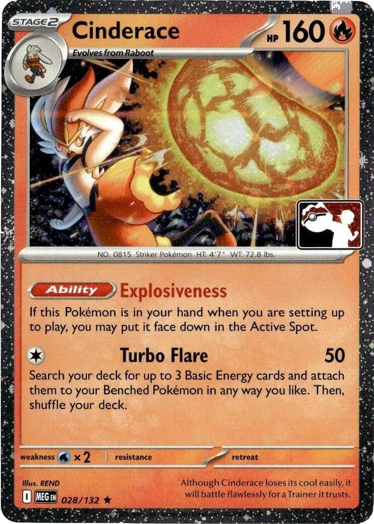 Image for Cinderace - 028/132 (Cosmos Holo) (028/132) - Pokemon