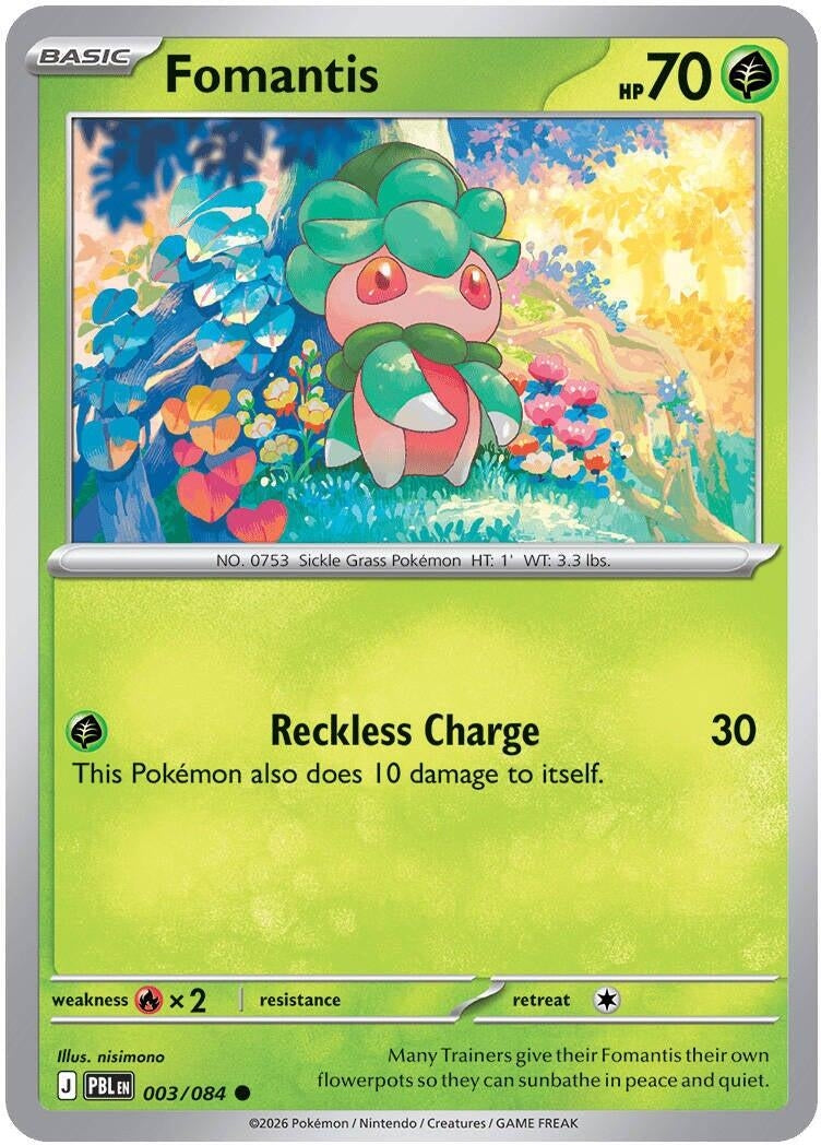 Image for Fomantis (003/084) (PBL) - Pokemon