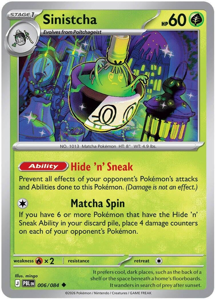 Image for Sinistcha (006/084) (PBL) - Pokemon