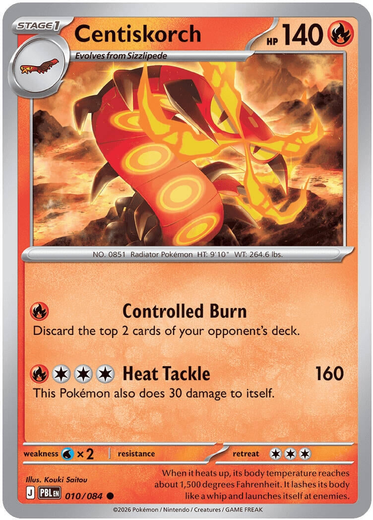 Image for Centiskorch (010/084) (PBL) - Pokemon