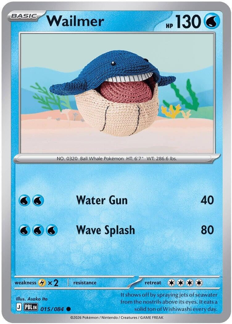 Image for Wailmer (015/084) (PBL) - Pokemon