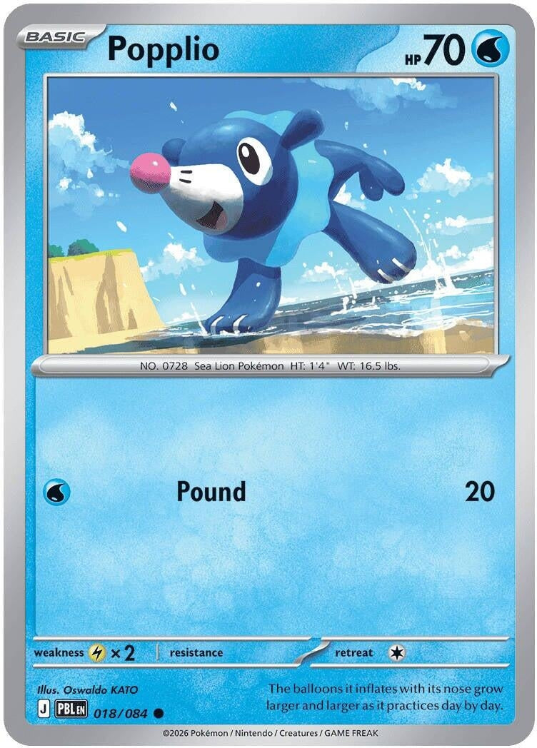 Image for Popplio (018/084) (PBL) - Pokemon