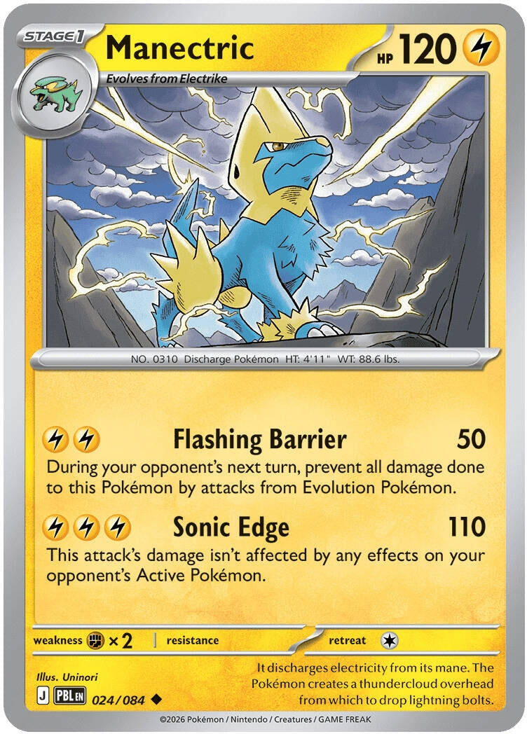 Image for Manectric (024/084) (PBL) - Pokemon