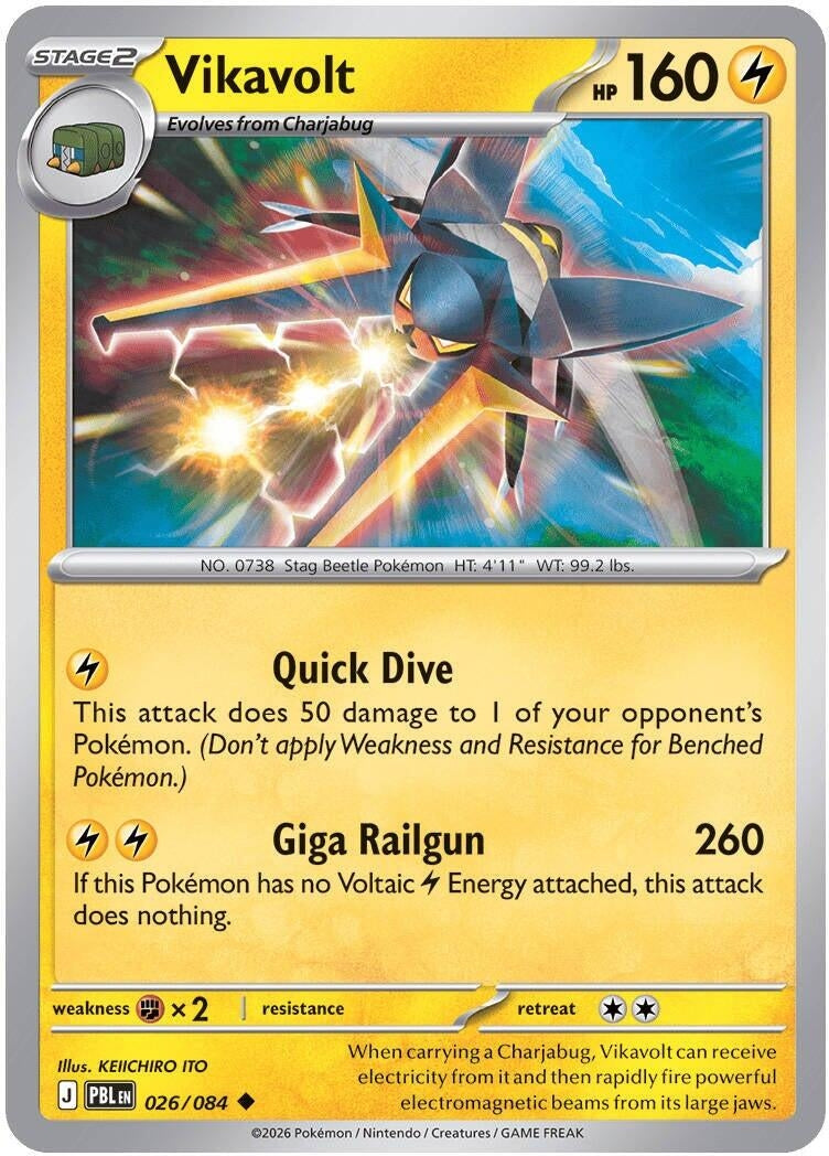 Image for Vikavolt (026/084) (PBL) - Pokemon