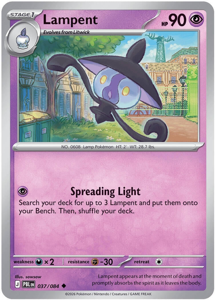 Image for Lampent (037/084) (PBL) - Pokemon