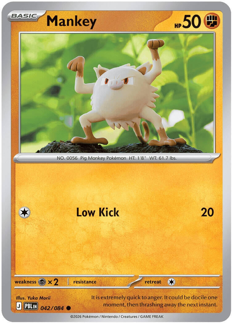 Image for Mankey (042/084) (PBL) - Pokemon