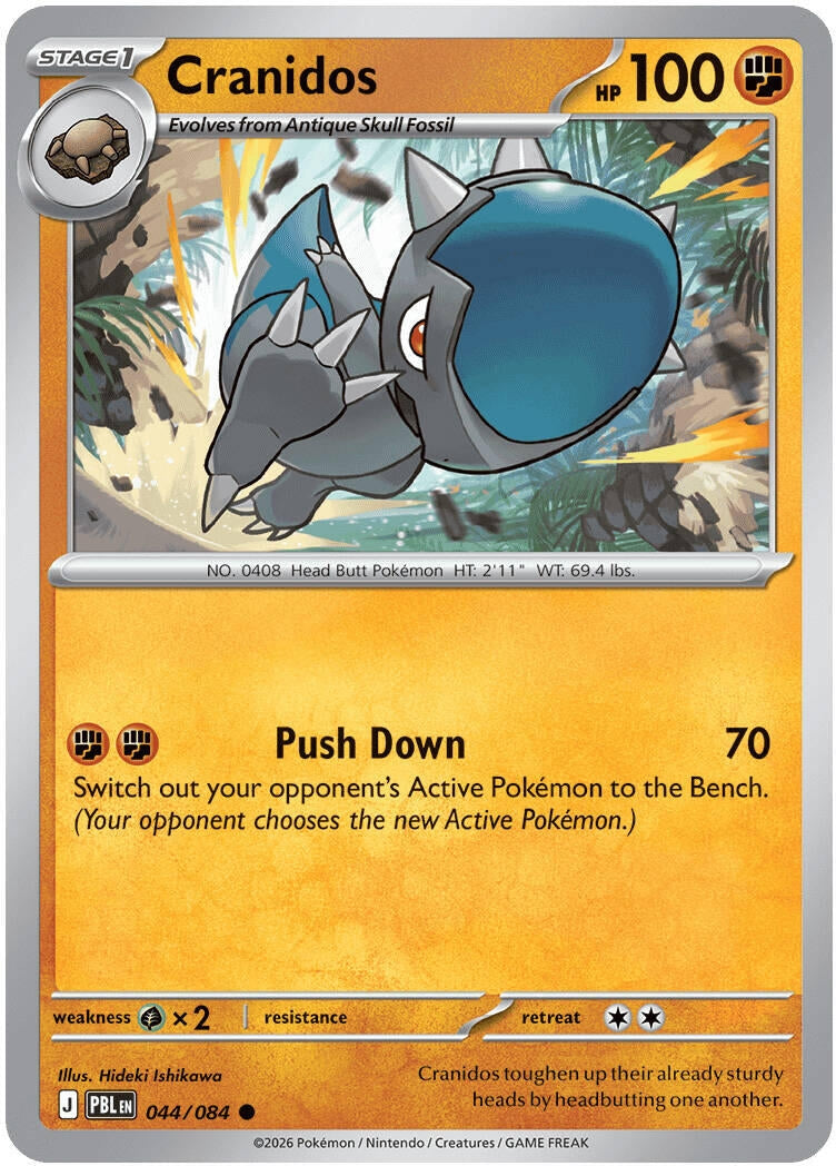 Image for Cranidos (044/084) (PBL) - Pokemon
