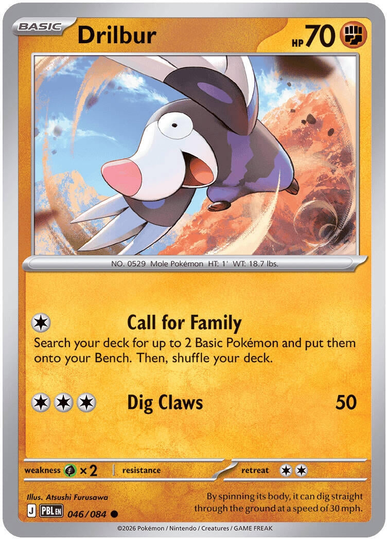 Image for Drilbur (046/084) (PBL) - Pokemon