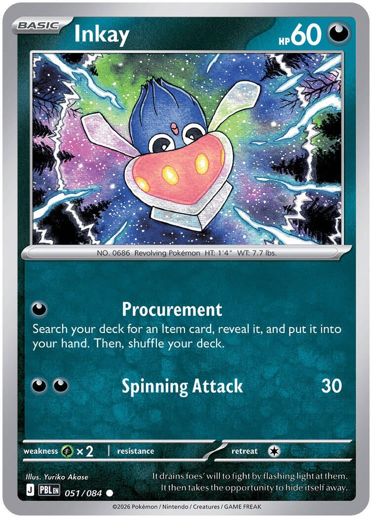 Image for Inkay (051/084) (PBL) - Pokemon