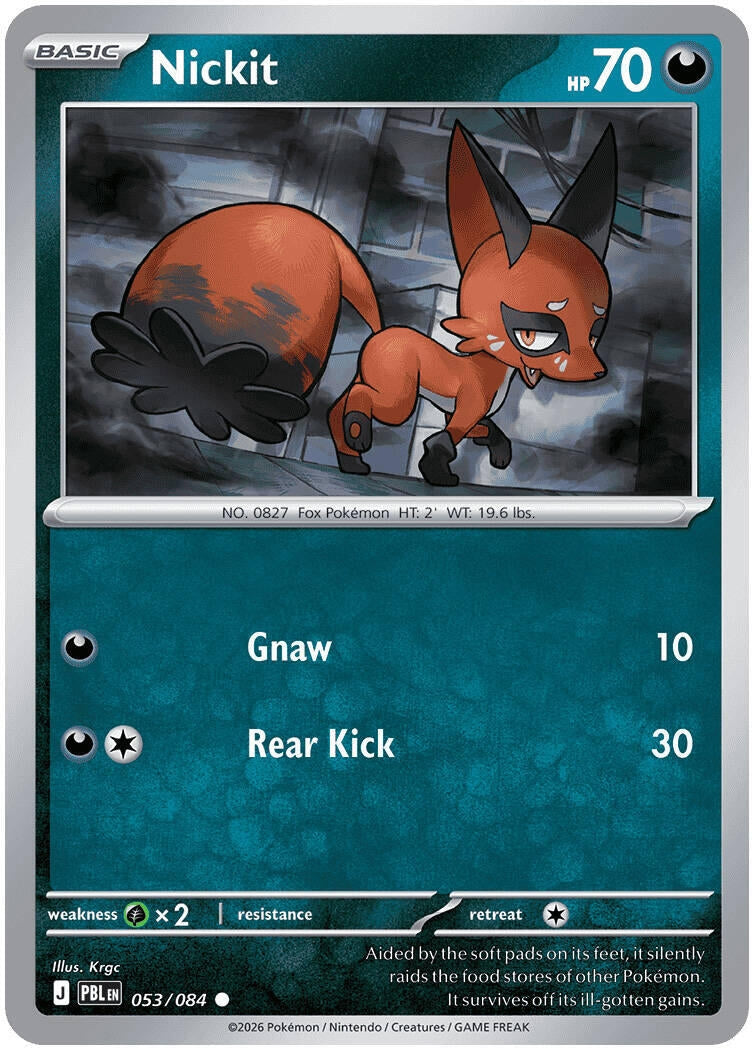 Image for Nickit (053/084) (PBL) - Pokemon