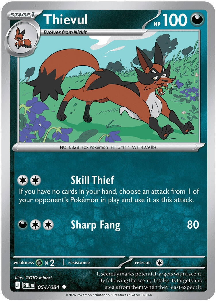 Image for Thievul (054/084) (PBL) - Pokemon