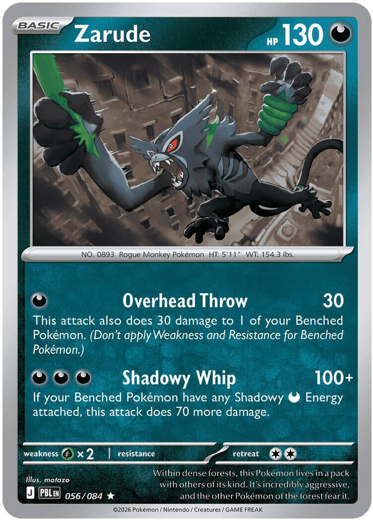 Image for Zarude (056/084) (PBL) - Pokemon