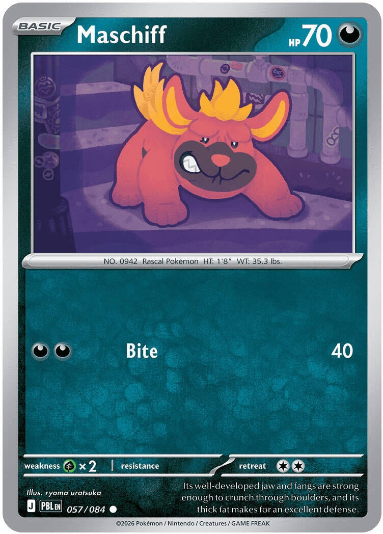Image for Maschiff (057/084) (PBL) - Pokemon