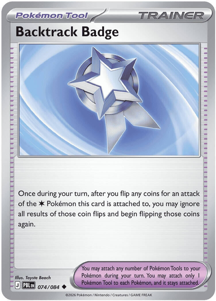 Image for Backtrack Badge (074/084) (PBL) - Pokemon