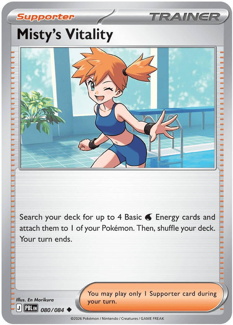 Image for Misty's Vitality (080/084) (PBL) - Pokemon