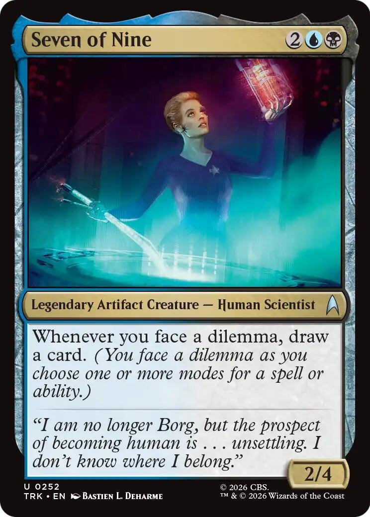 Image for Seven of Nine (252) (TRK) - Magic: The Gathering