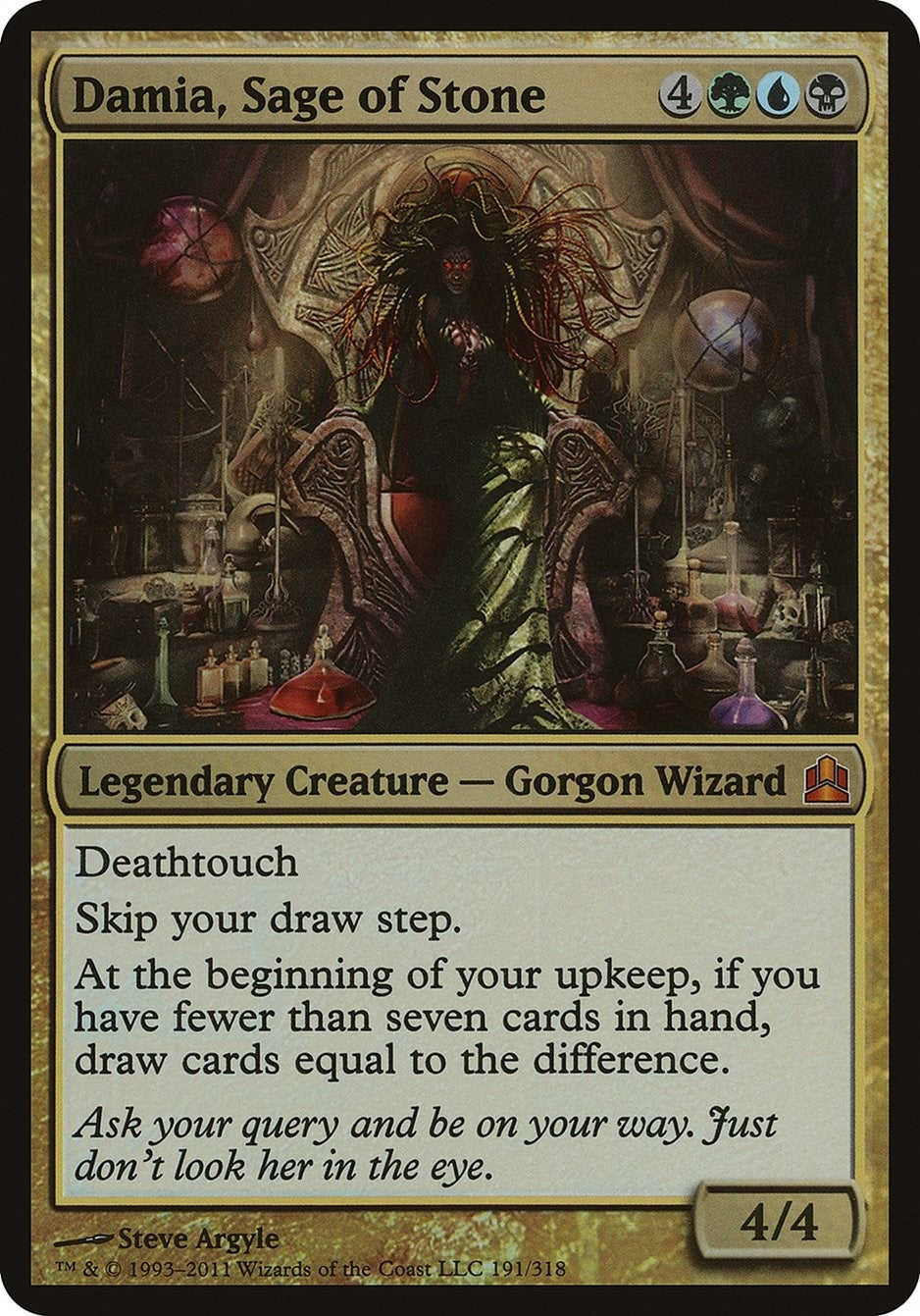 Image for Damia, Sage of Stone (Commander) (191) - Magic: The Gathering