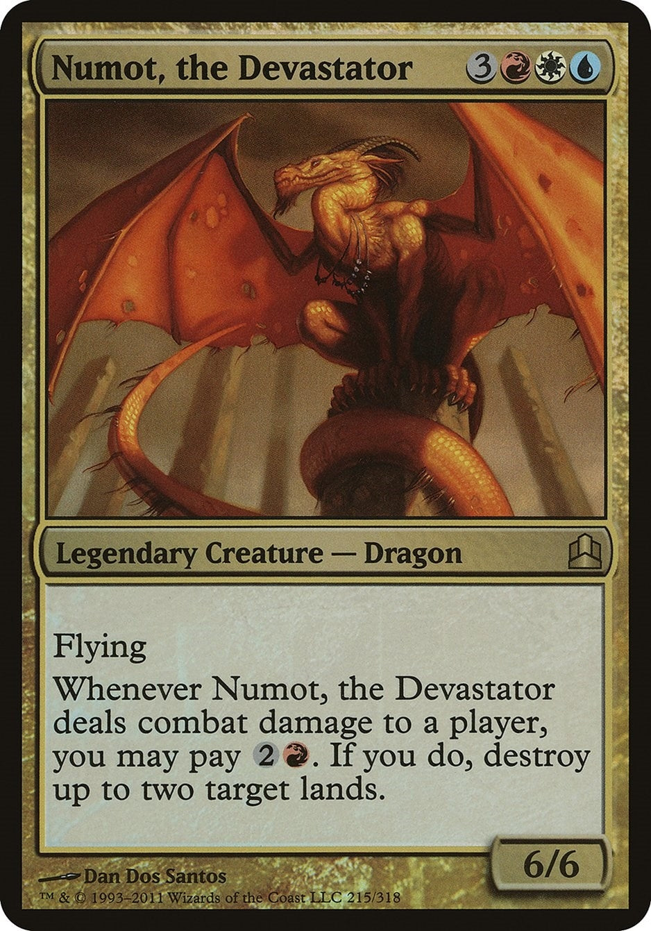 Image for Numot, the Devastator (Commander) - Magic: The Gathering