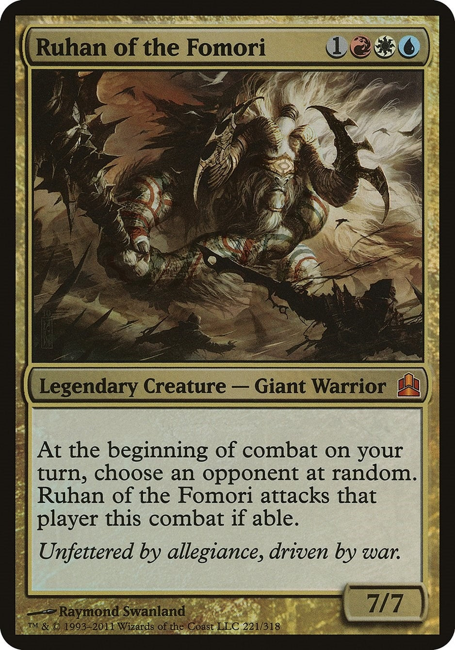 Image for Ruhan of the Fomori (Commander) - Magic: The Gathering