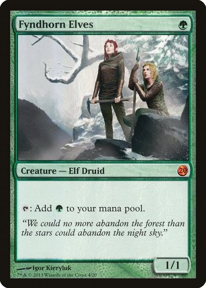 Image for Fyndhorn Elves (4) - Magic: The Gathering