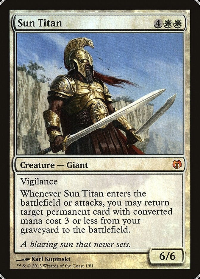Image for Sun Titan (1) - Magic: The Gathering