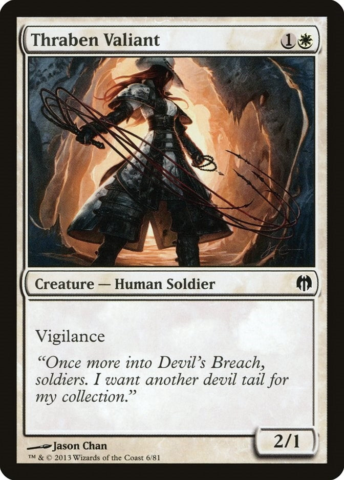 Image for Thraben Valiant (6) (DDL) - Magic: The Gathering